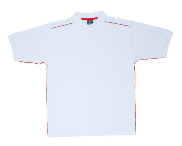 RM Men's / Unisex Cotton Pique Knit With Piping - P700HB