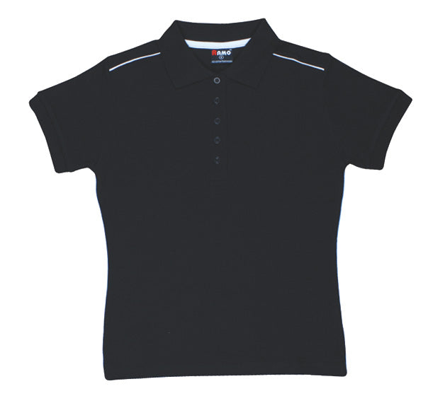 RM Women's Cotton Pique Knit With Piping - P700LD