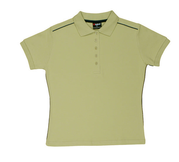 RM Women's Cotton Pique Knit With Piping - P700LD
