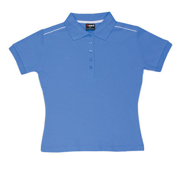 RM Women's Cotton Pique Knit With Piping - P700LD