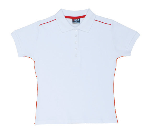 RM Women's Cotton Pique Knit With Piping - P700LD