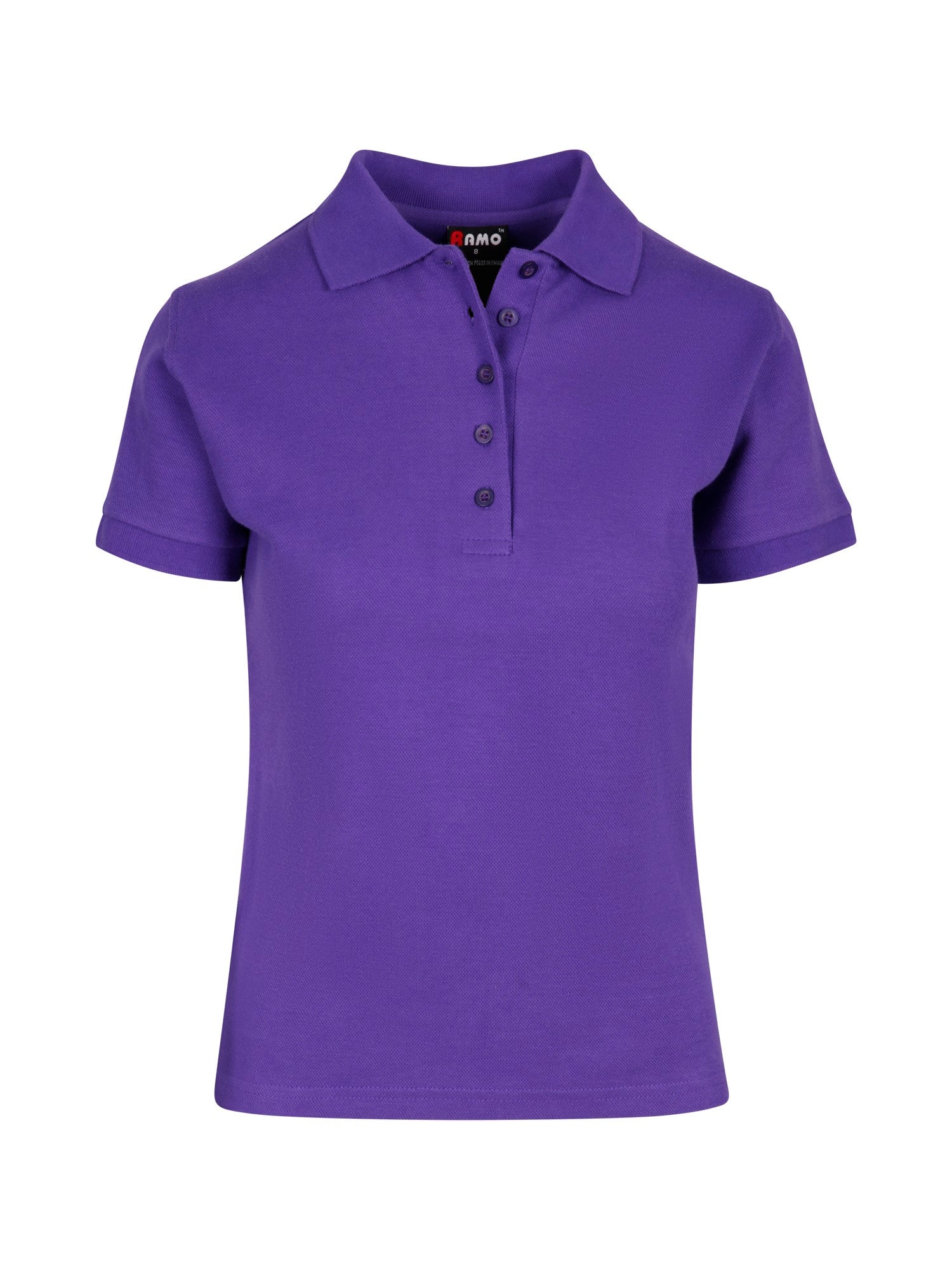 RM Womens 100% Cotton Pique Knit Polo - P777LD