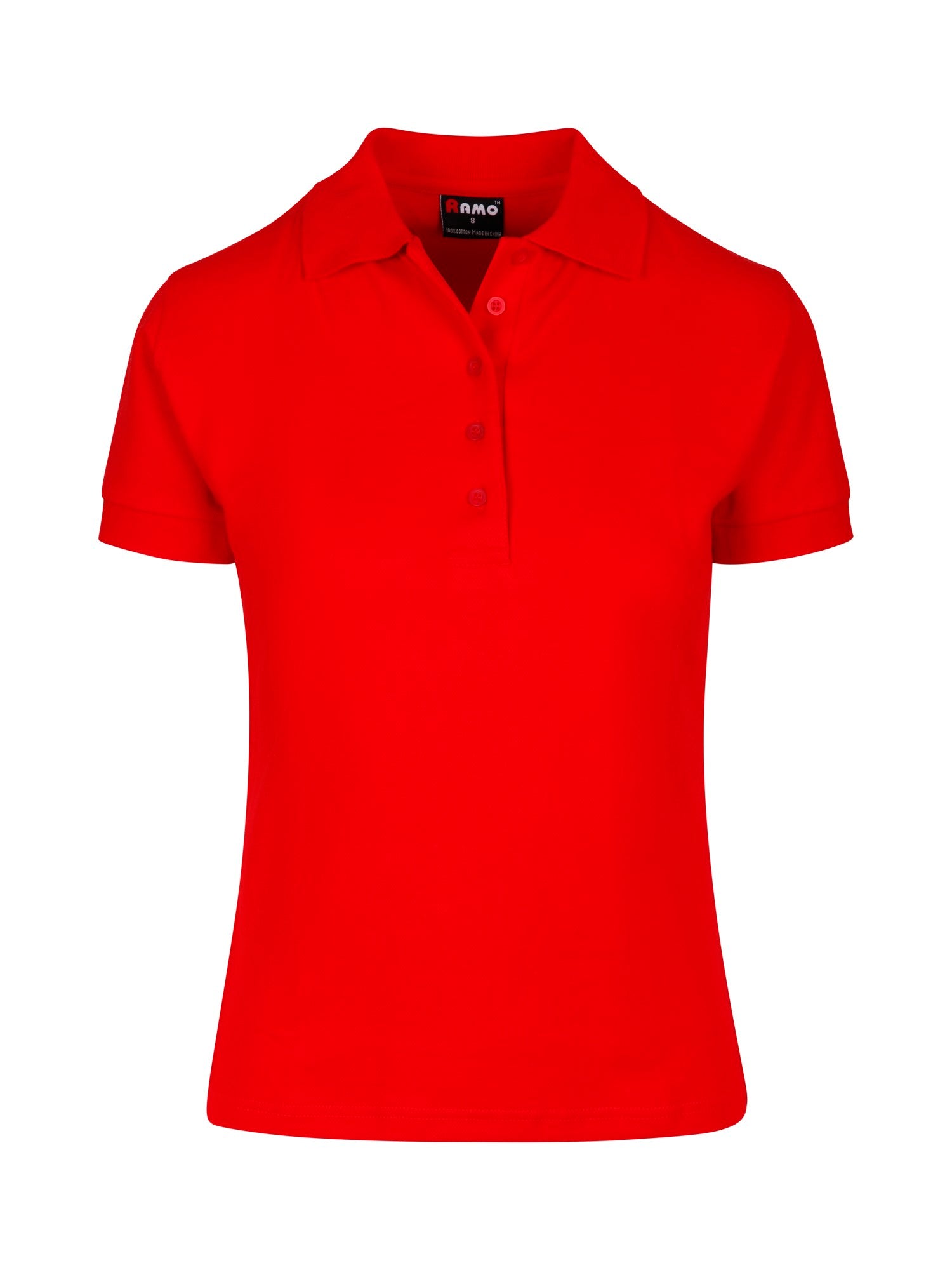 RM Womens 100% Cotton Pique Knit Polo - P777LD