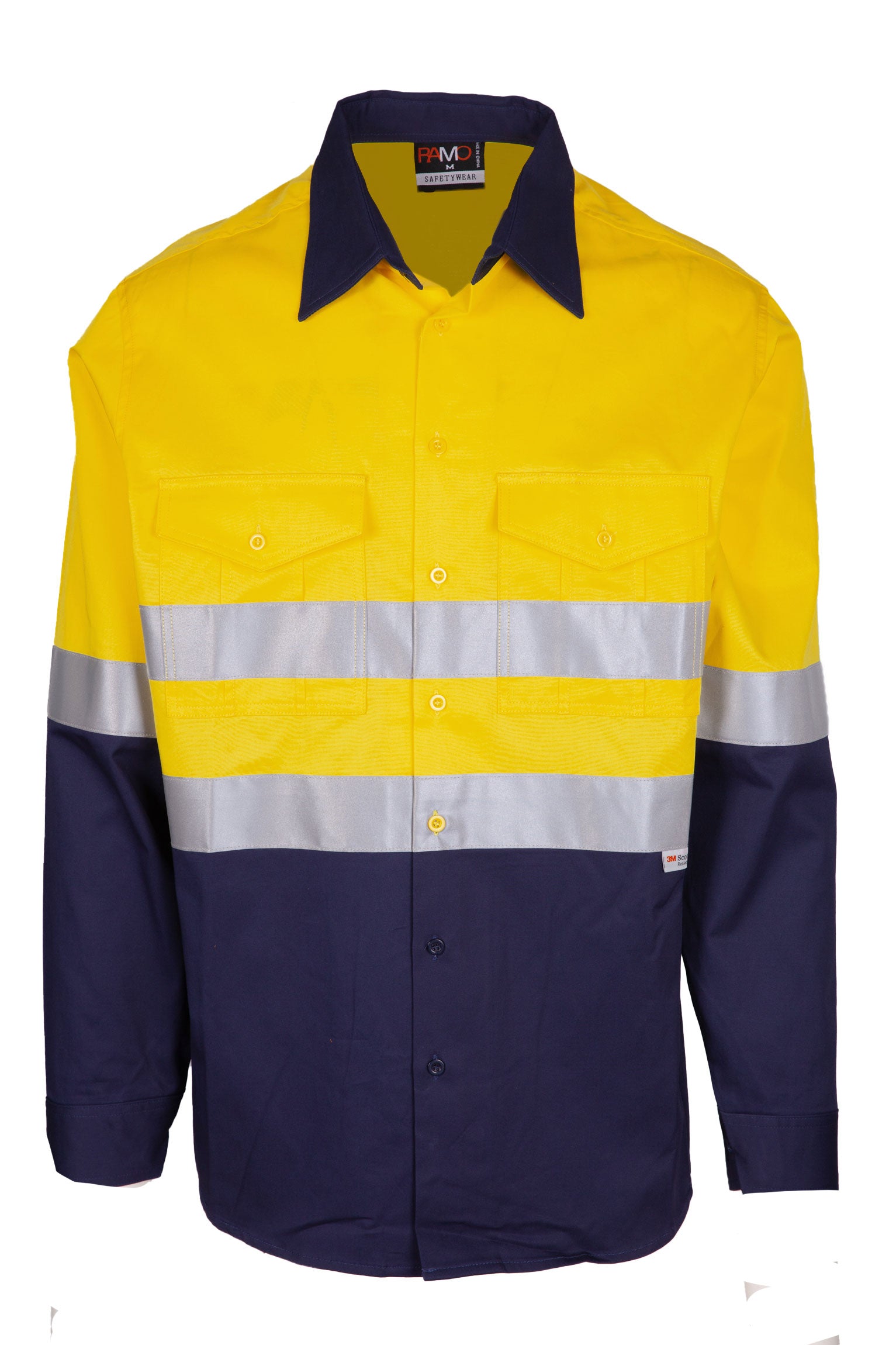 RM  100% Combed Cotton Drill Long Sleeve Shirt 3M - S007LP