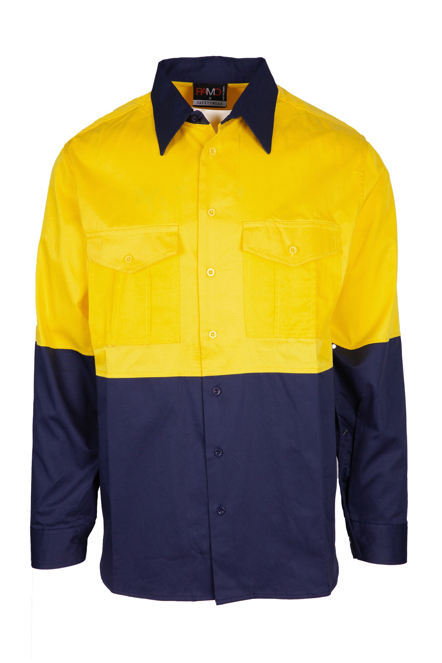 RM 100% Combed Cotton Drill Long Sleeve Shirts - S007ML