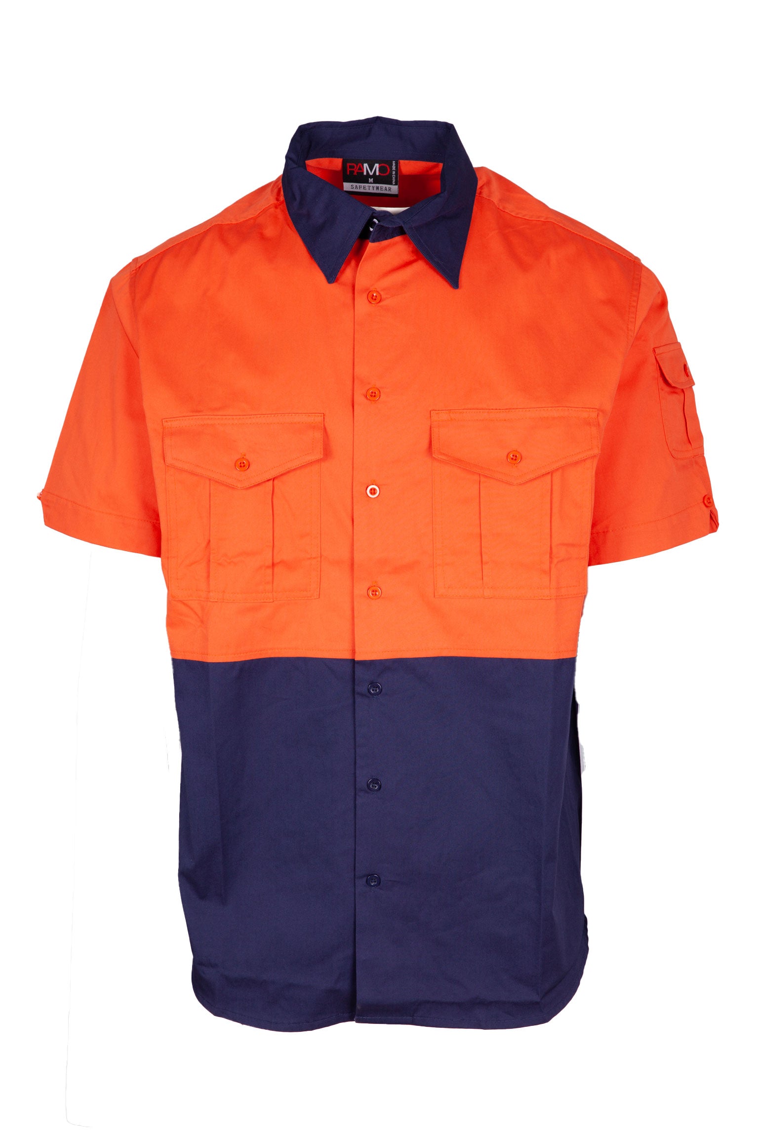 RM 100% Combed Cotton Drill Short Sleeve - S007MS