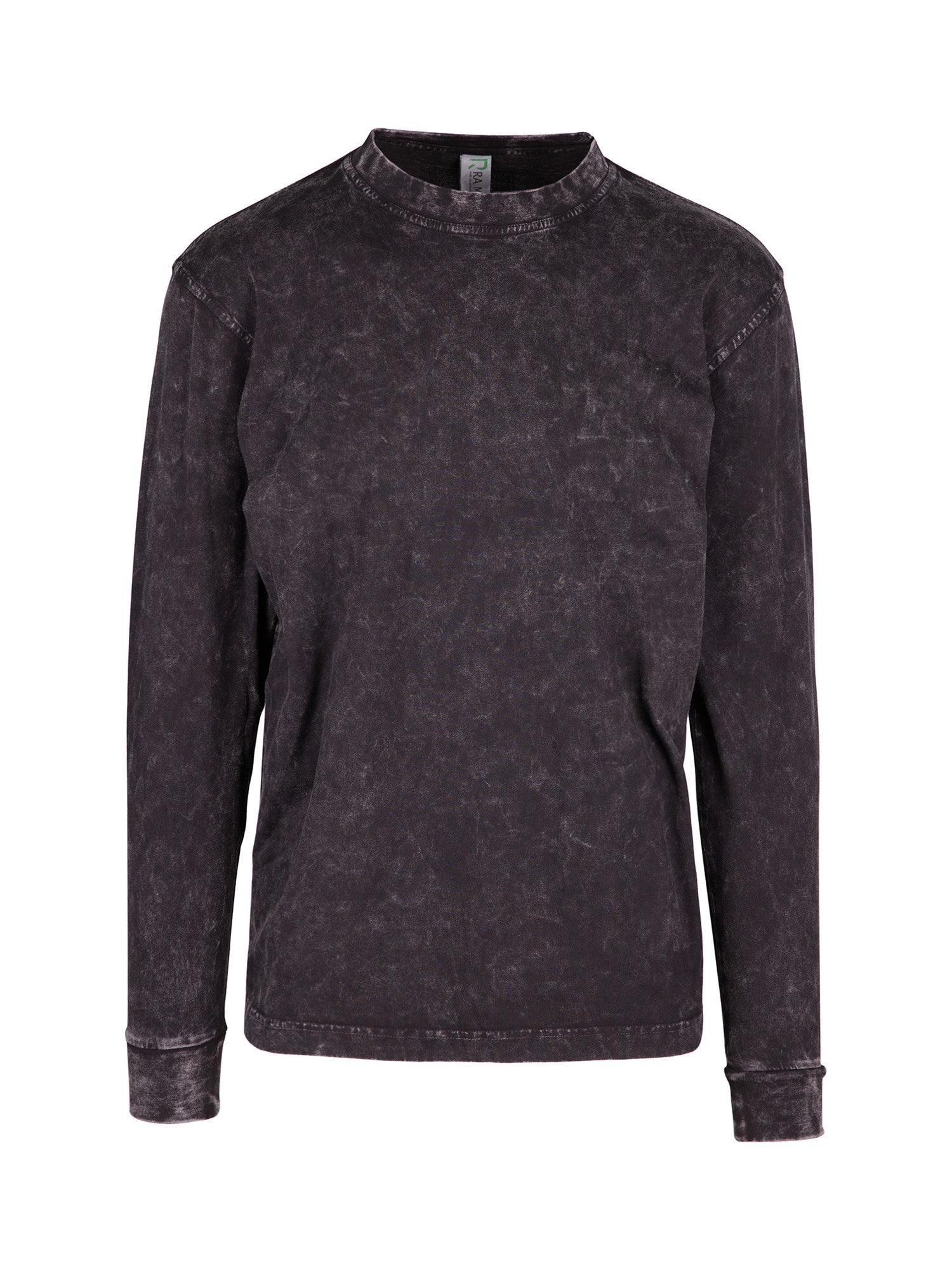 RM Men's / Unisex Stone Wash Long Sleeve T-Shirt - T227LS