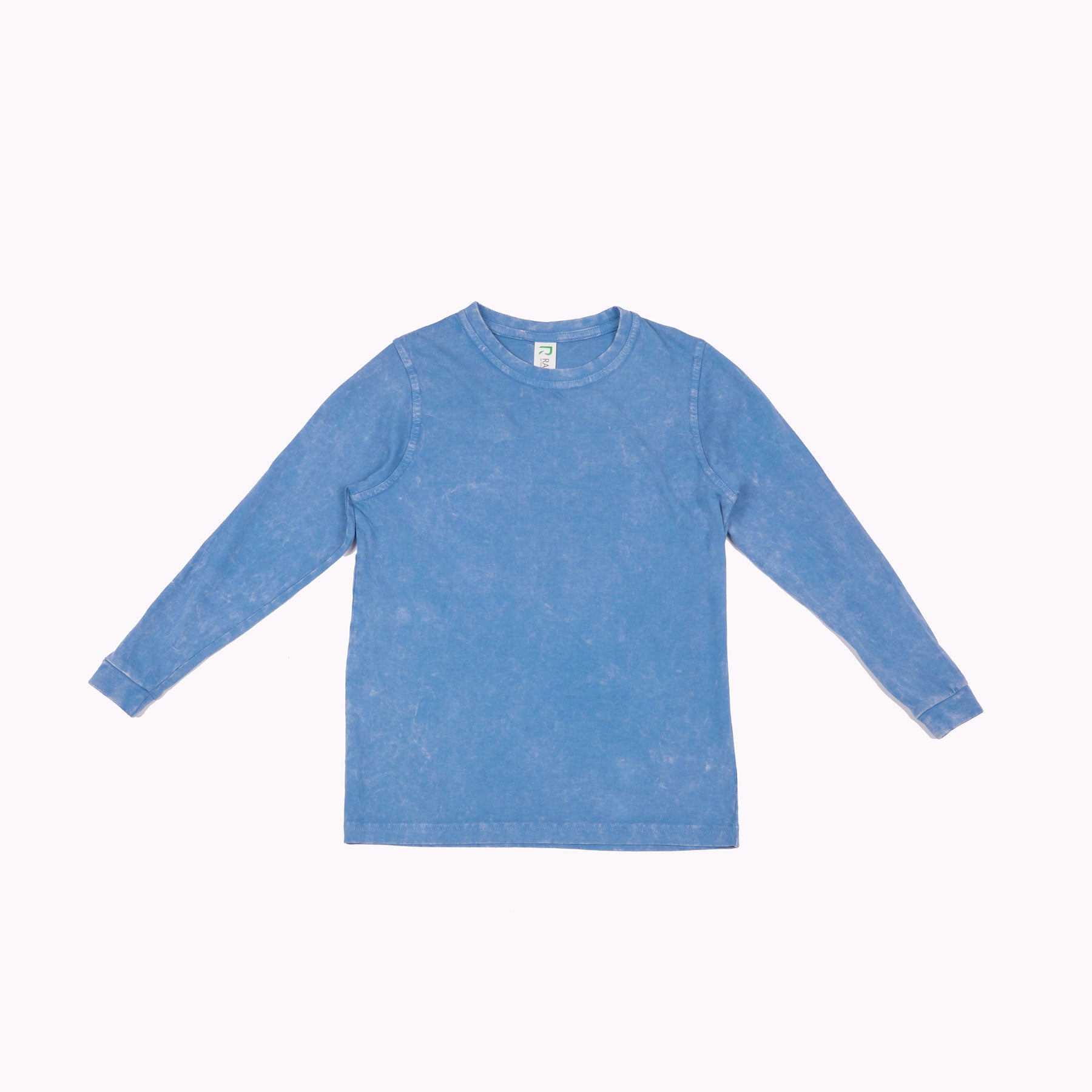 RM Kid's Stone Wash Long Sleeve T-shirt - T228KS