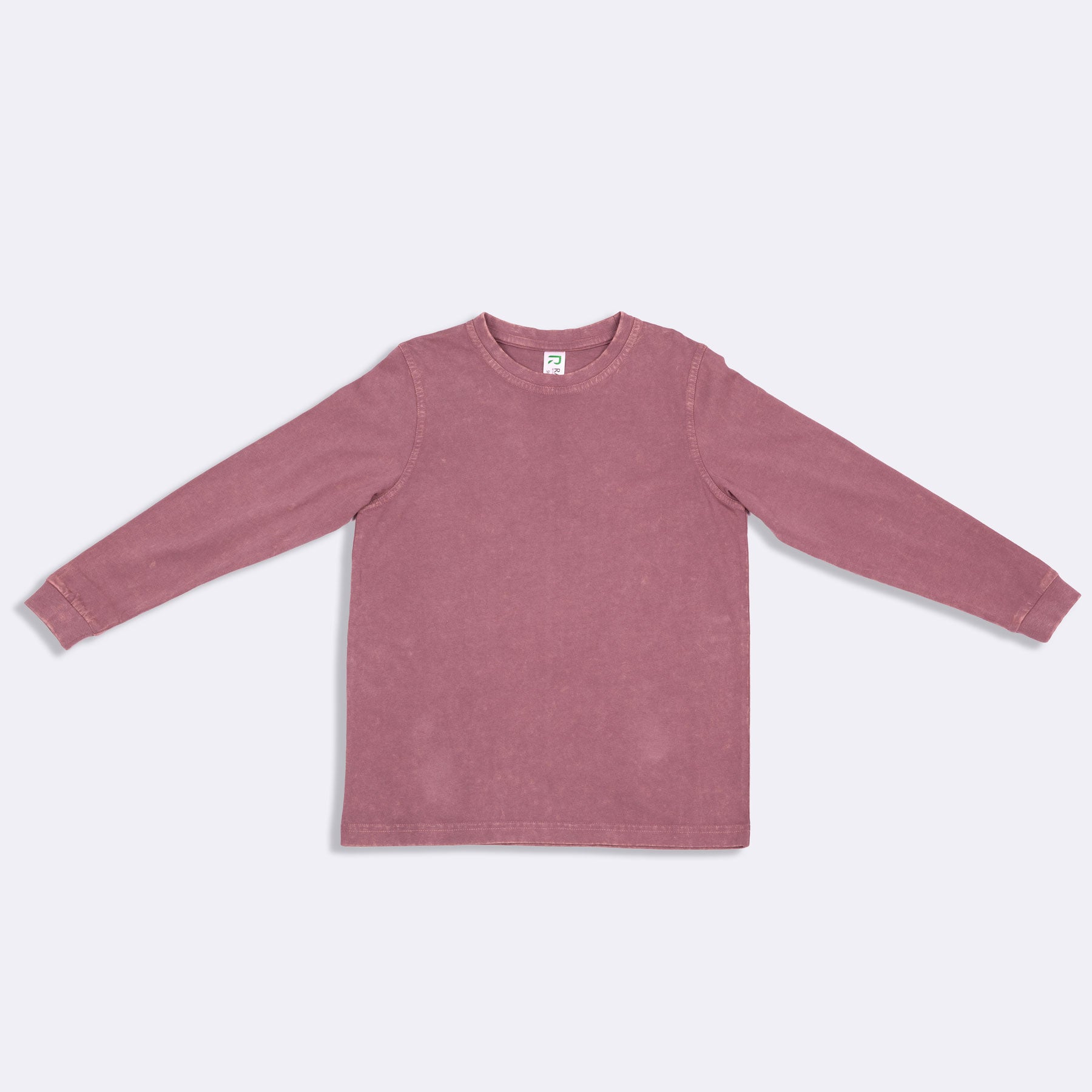 RM Kid's Stone Wash Long Sleeve T-shirt - T228KS