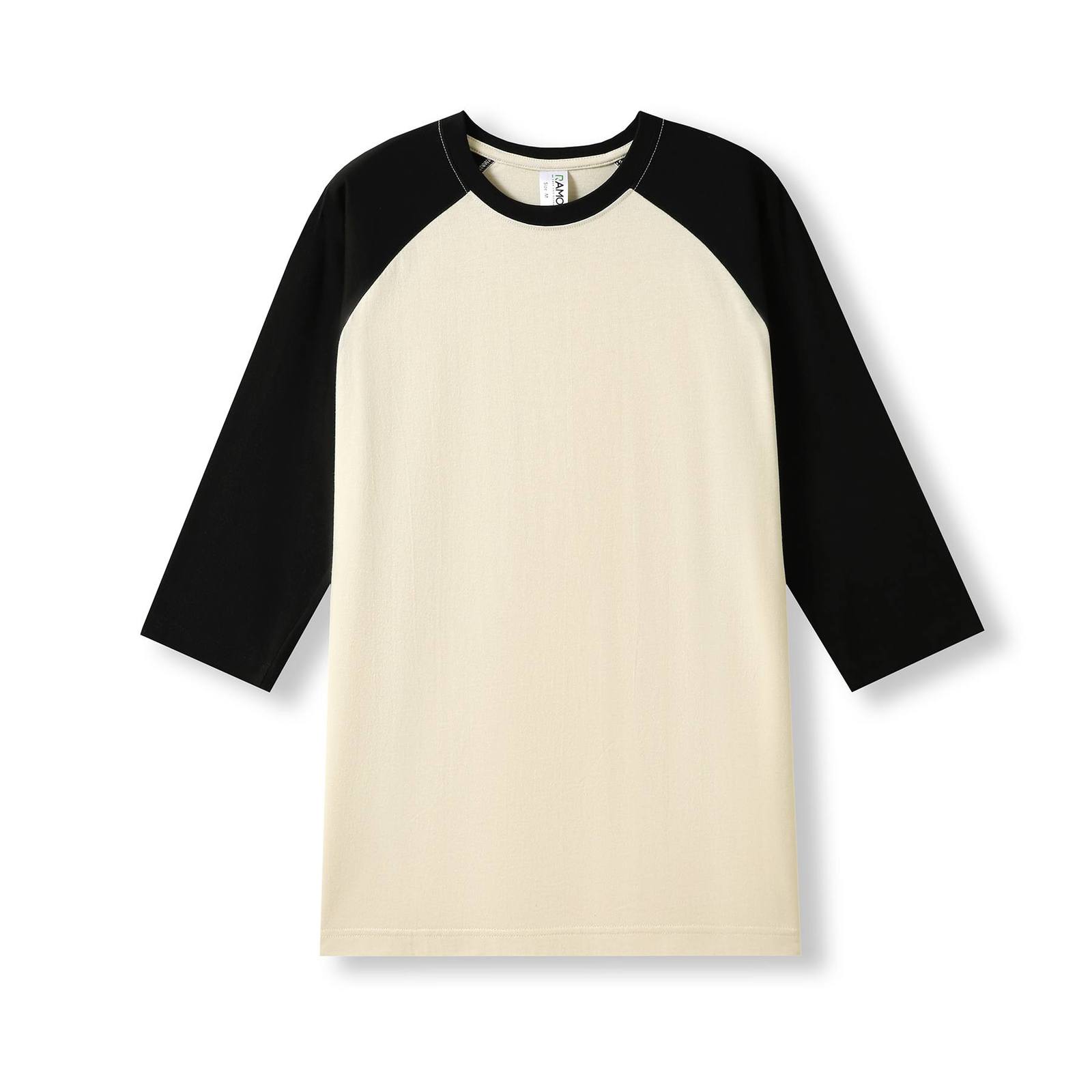 RM Men's / Unisex 3/4 Sleeve Raglan T-Shirt - T343RG