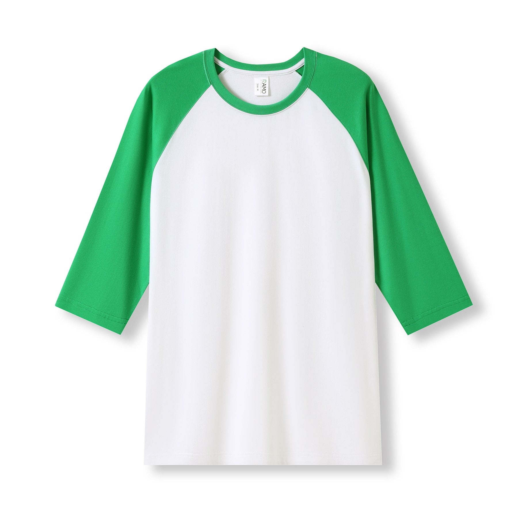 RM Men's / Unisex 3/4 Sleeve Raglan T-Shirt - T343RG