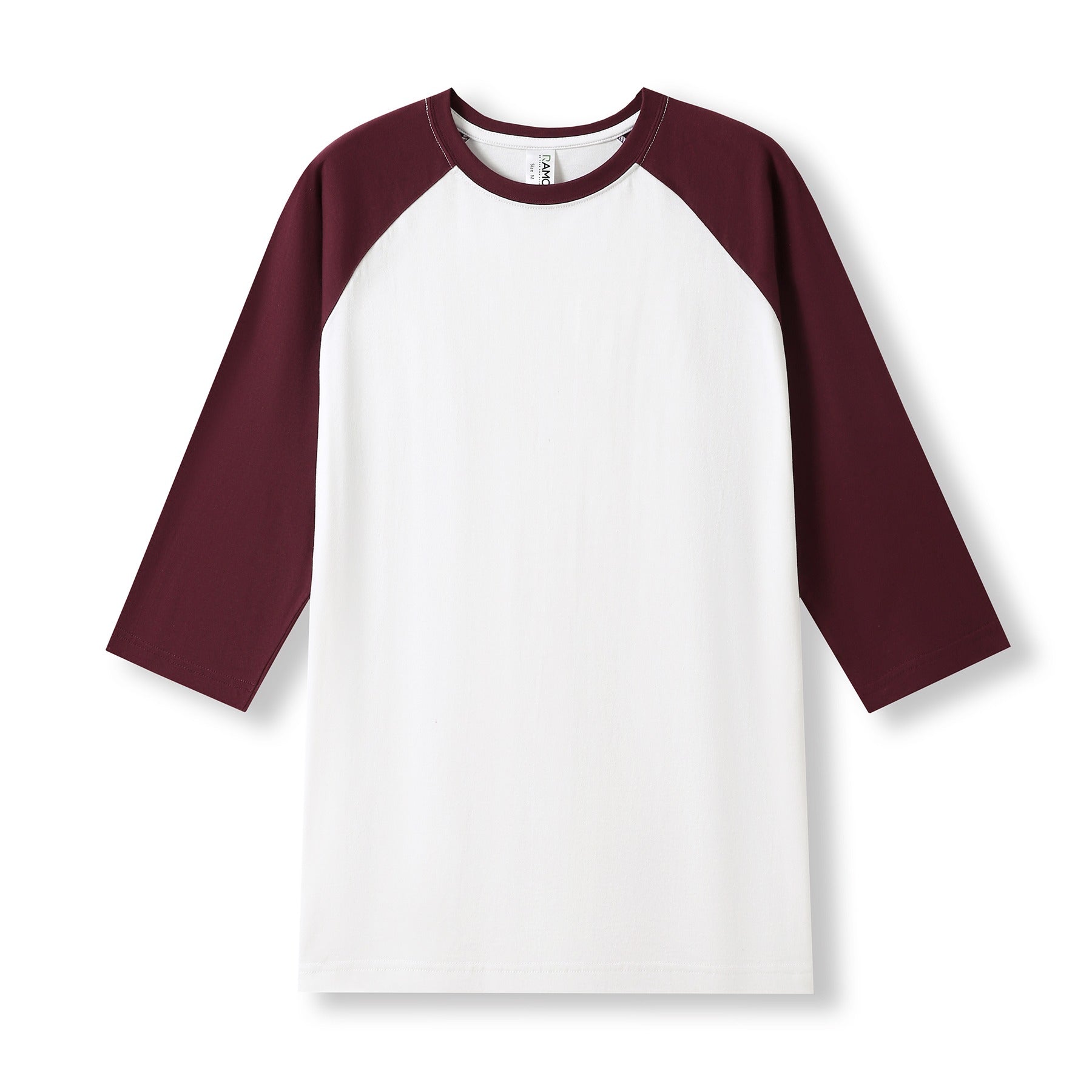 RM Men's / Unisex 3/4 Sleeve Raglan T-Shirt - T343RG