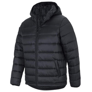 3AHU JB'S URBAN HOODED PUFFER JACKET-Black-side