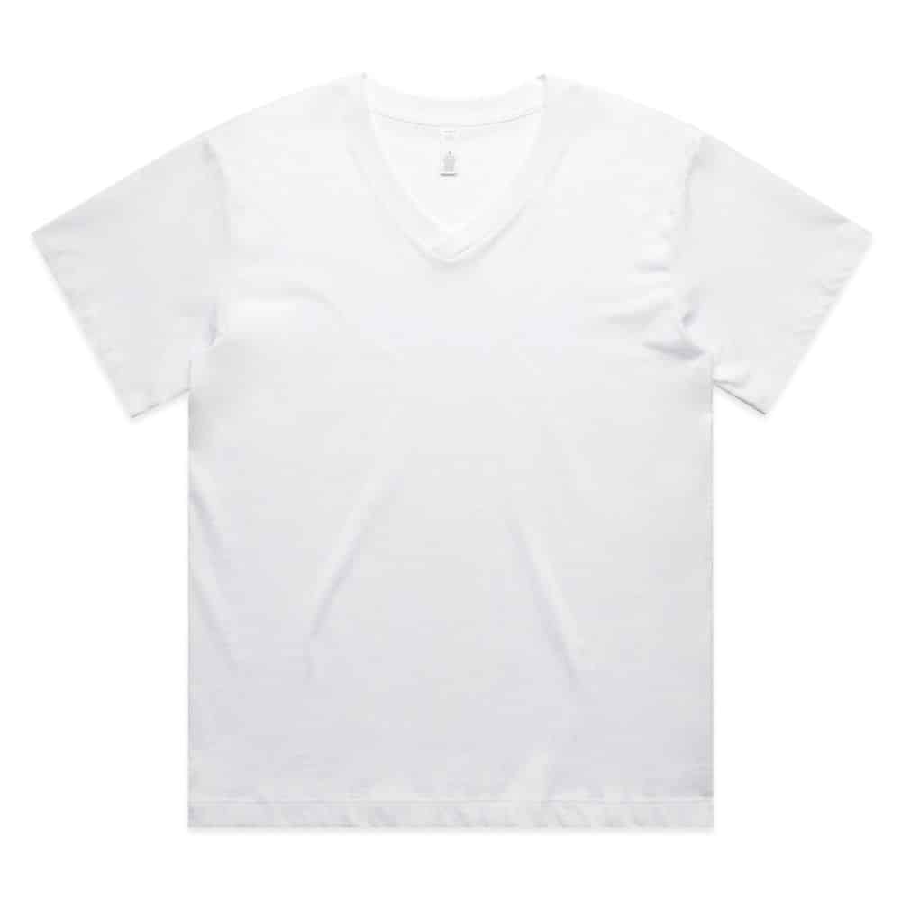 4095 WO'S MARTINA V NECK TEE-White