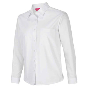 4DLSL JB'S LADIES LS DOUBLE LAYERED SHIRT-white-side