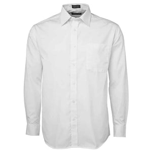 4P_JB'S LS & SS POPLIN SHIRT-LS-WHITE