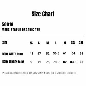 5001G_AS_Mens-Staple-Organic-Tee_Size-Chart