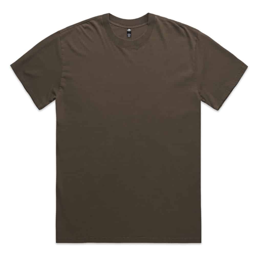 5082_MENS HEAVY FADED TEE-Faded Brown