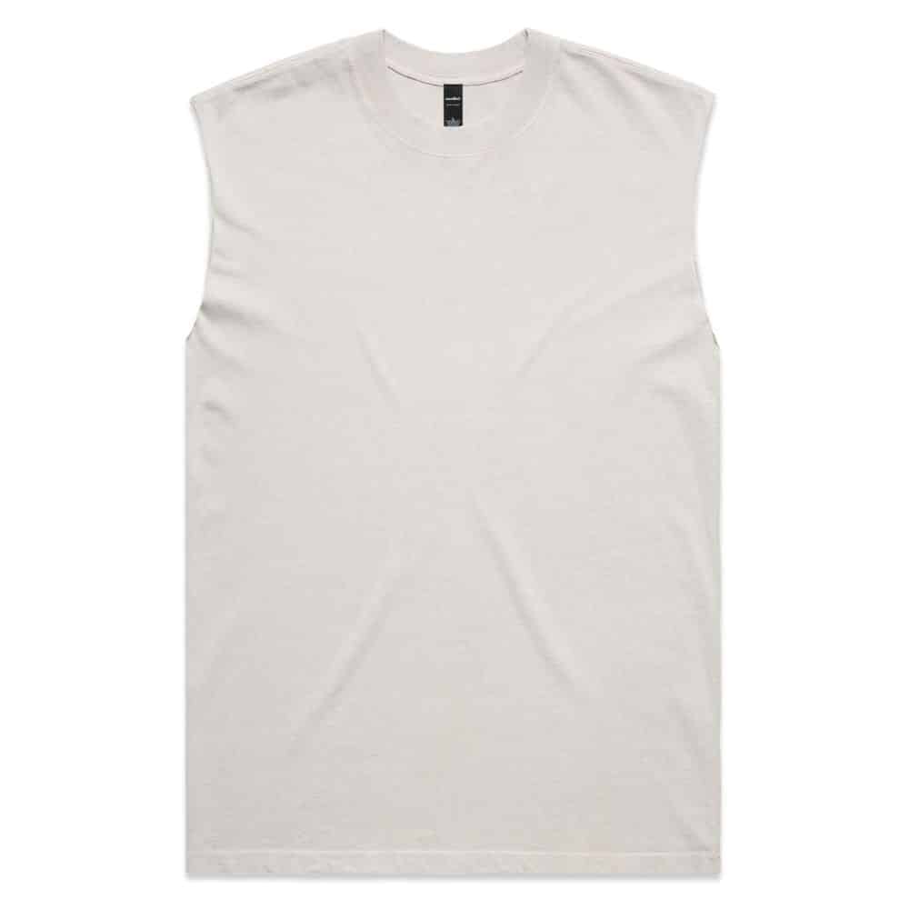 5084_MENS HEAVY FADED TANK-Faded Bone