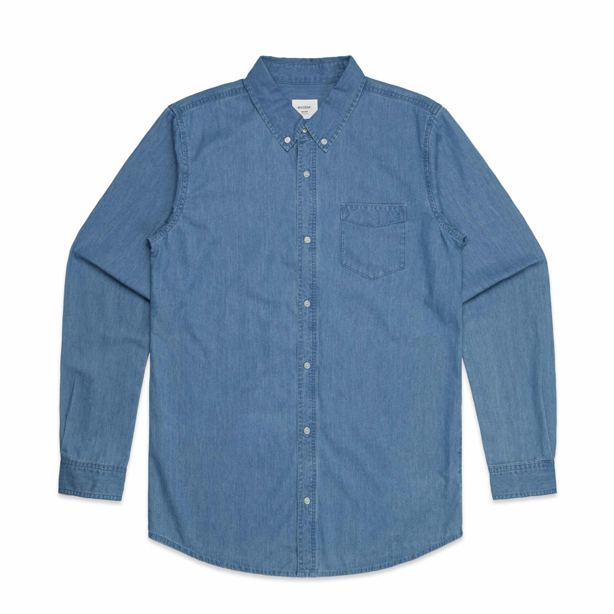 5409_AS_Mens-Blue-Denim-Shirt_Denim-Blue-scaled