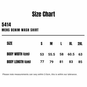 5414_AS_Mens-Denim-Wash-Shirt_Size-Chart