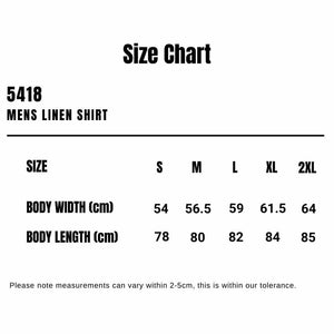 5418_AS_mens-Linen-Shirt_Size-Chart