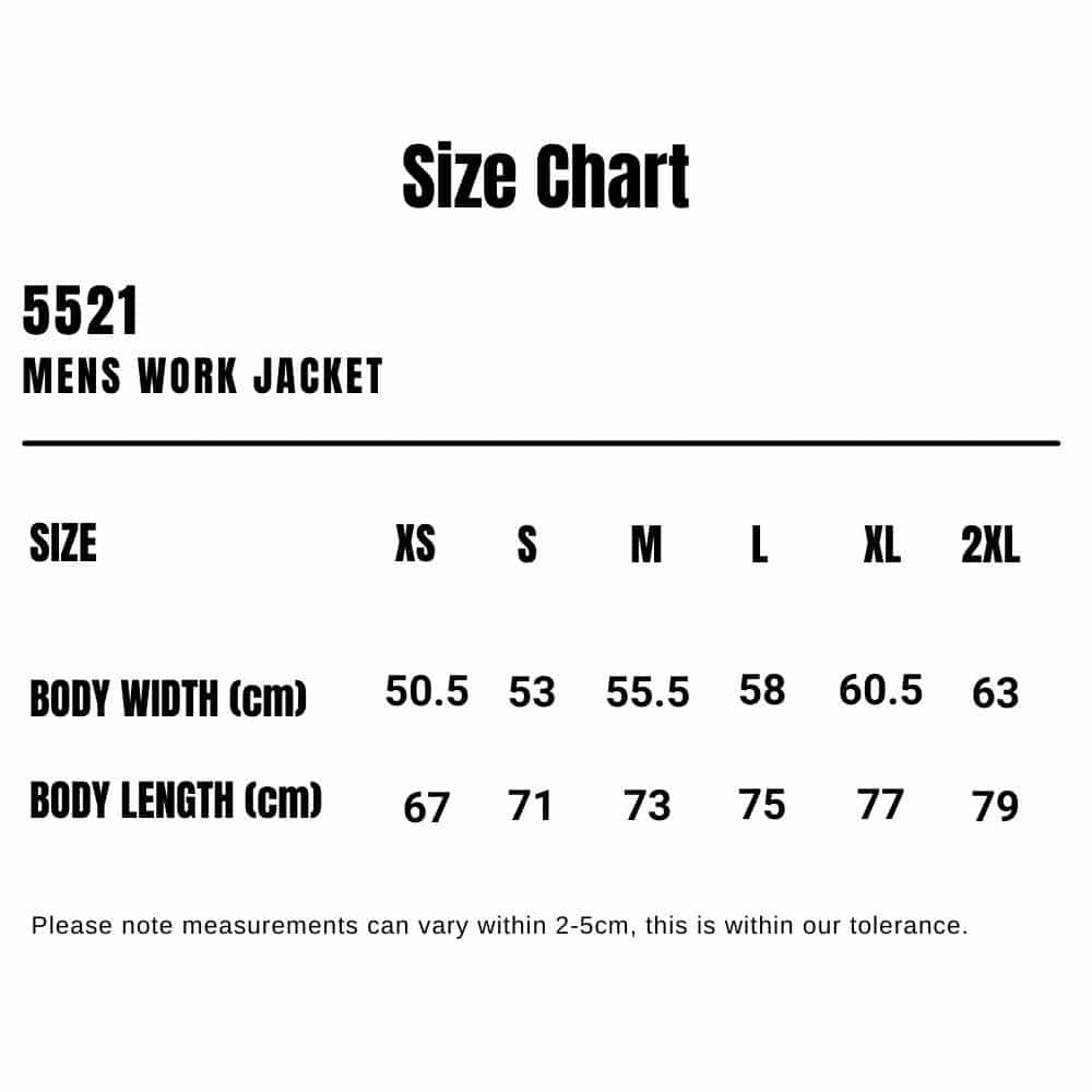 5521_AS_Mens-Work-Jacket_Size-Chart