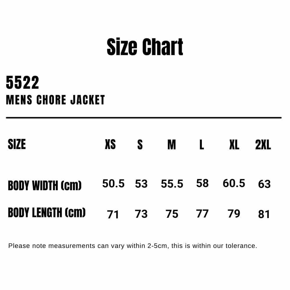 5522_AS_Mens-Chore-Jacket_Size-Chart