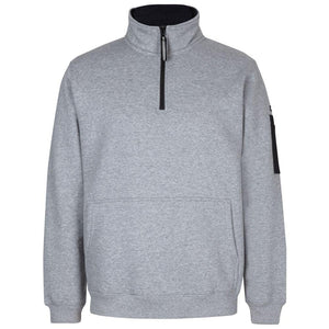 6CHF-JB'S 350 PREMIUM TRADE 12 ZIP FLEECE-13% Marle-Black