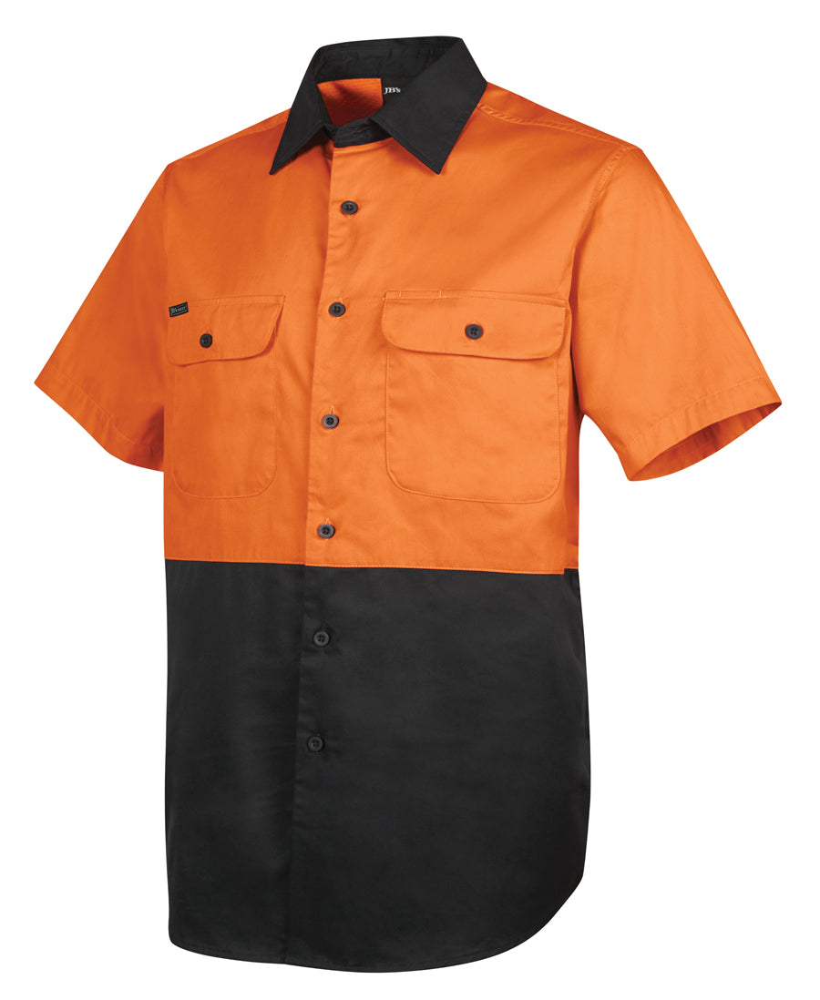 JB 6HWSS Hi Vis S/S 150G Work Shirt