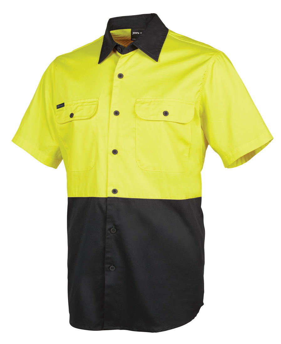 JB 6HWSS Hi Vis S/S 150G Work Shirt