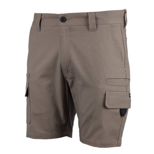 6MSC_JB'S MULTI POCKET STRETCH CANVAS SHORT-Taupe