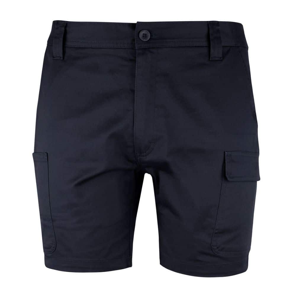 6MTS-JB'S MULTI POCKET STRETCH TWILL SHORT-Black