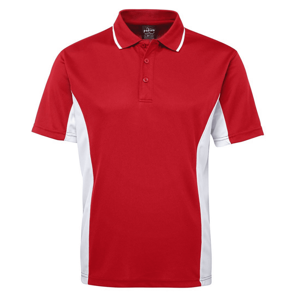 7PP_Red-White_ContrastPolo