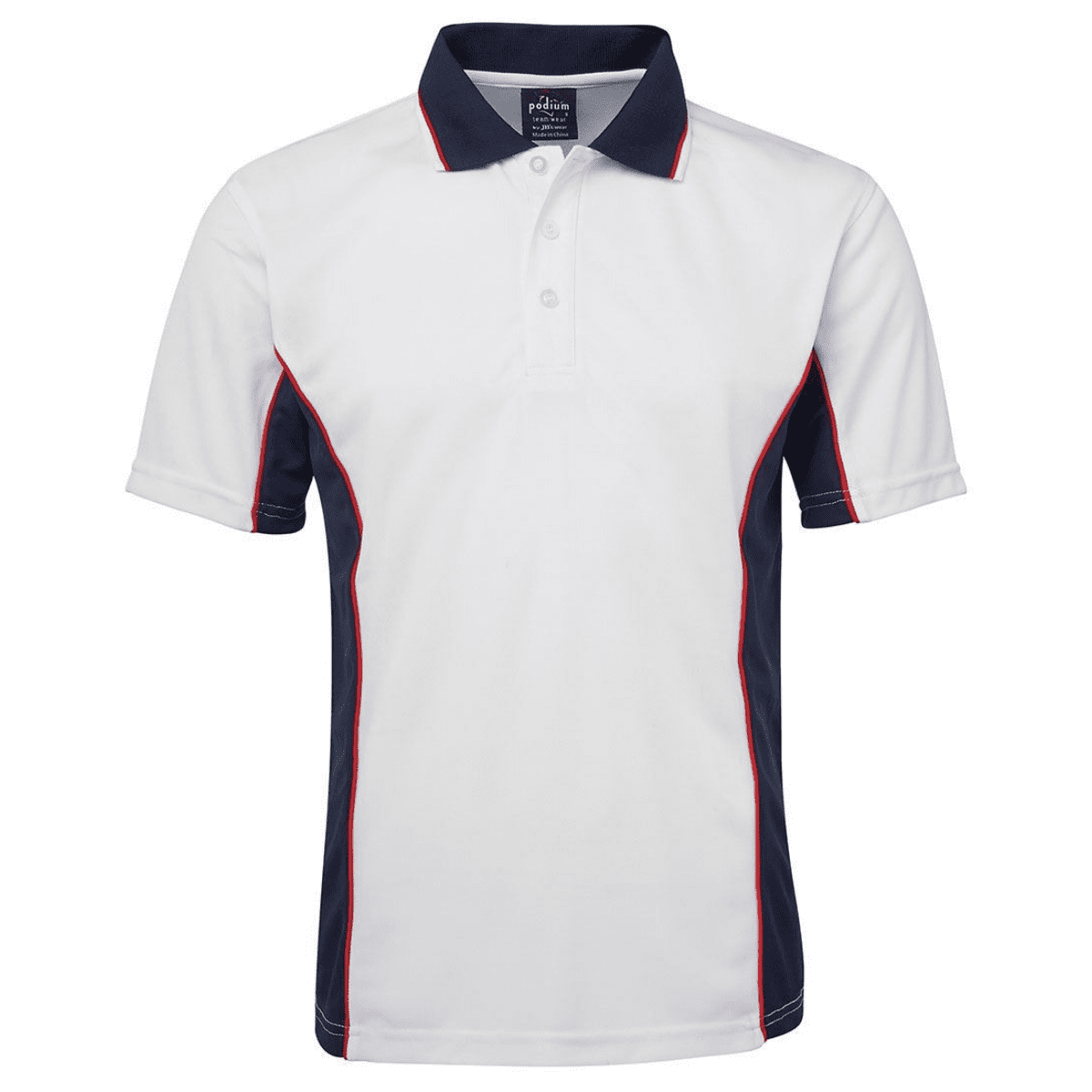 7PP_White-Navy-Red_ContrastPolo