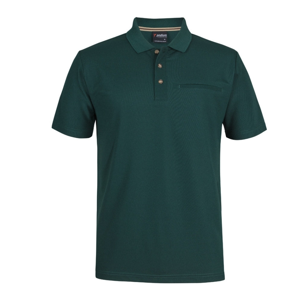 7SPR  JB'S Podium S/S Recycled Polyester Polo