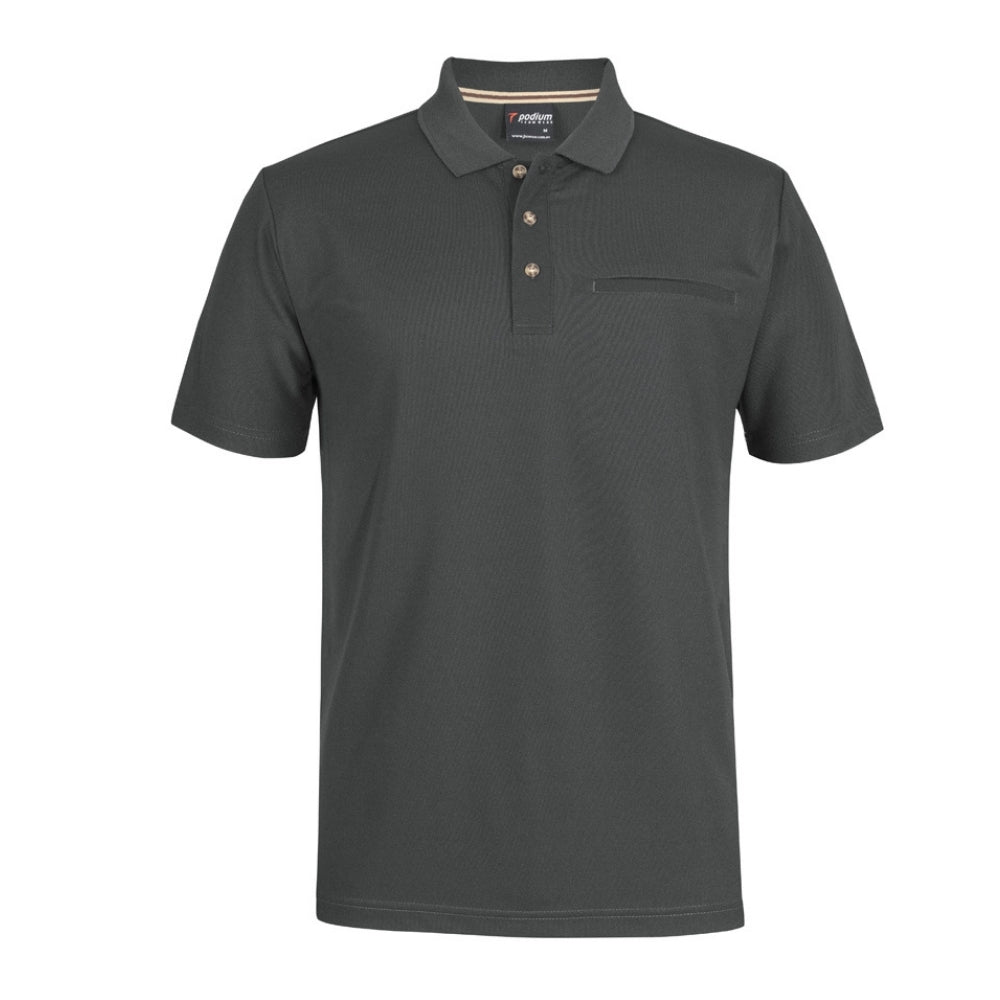 7SPR  JB'S Podium S/S Recycled Polyester Polo