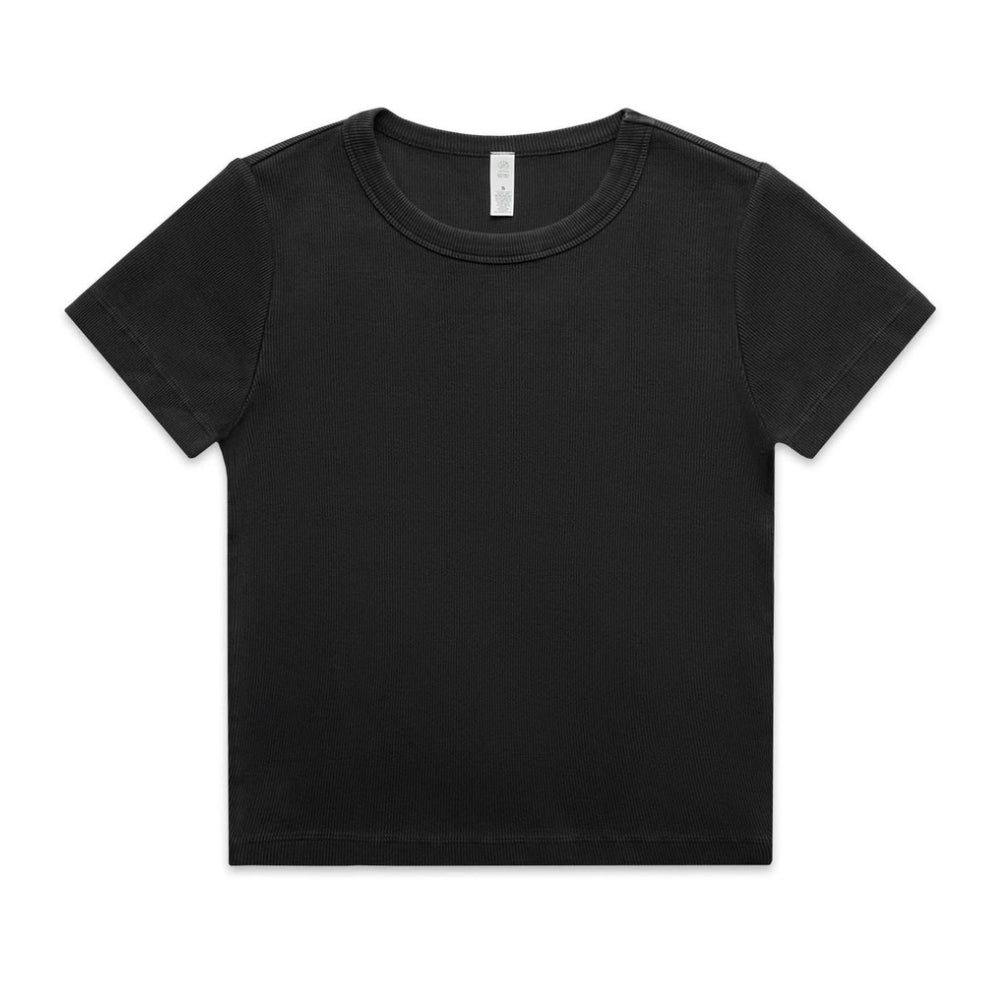 AS Wo's Faded Organic Rib Tee 4036