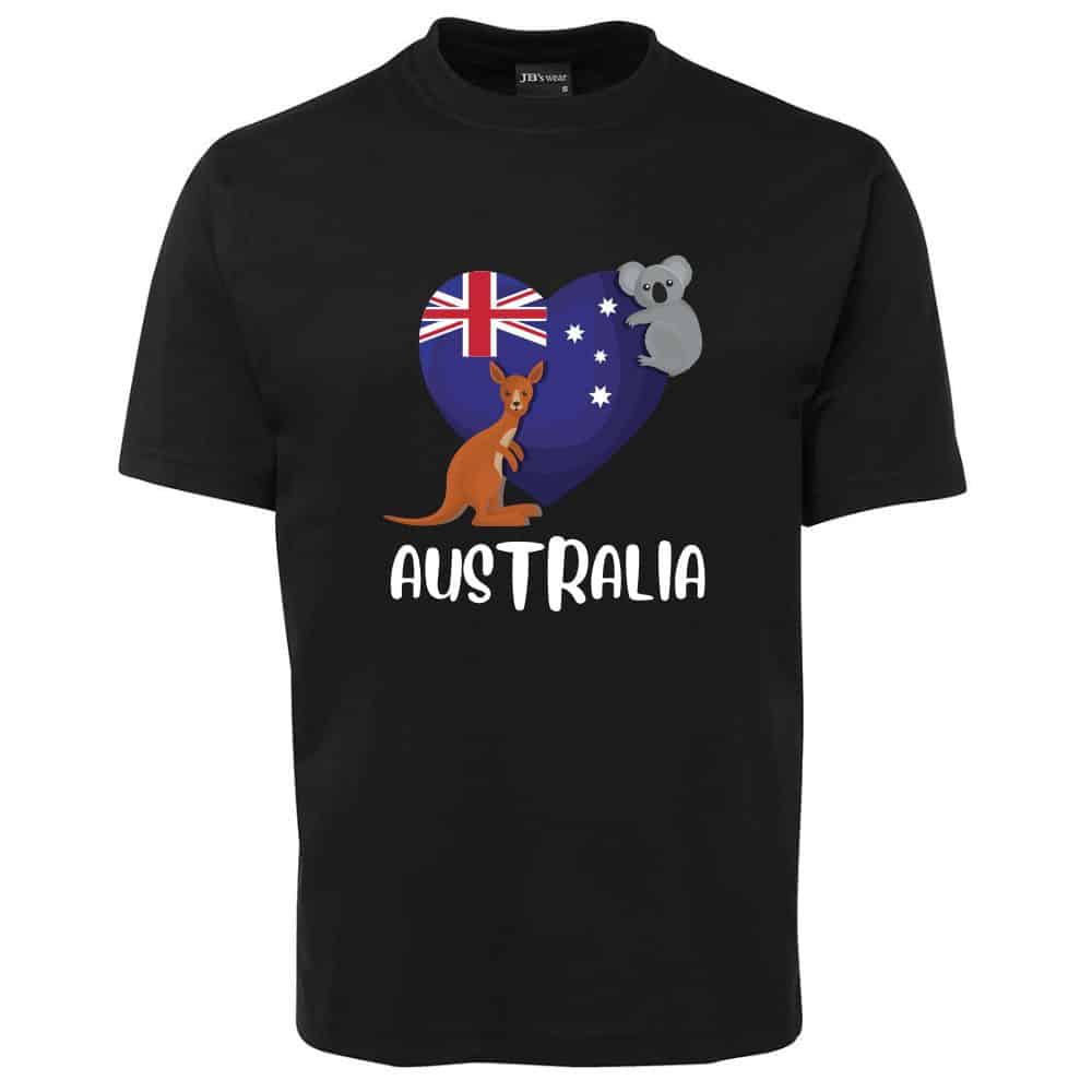 Australia-Heart-Flag-with-Koala-Kangarro_Black