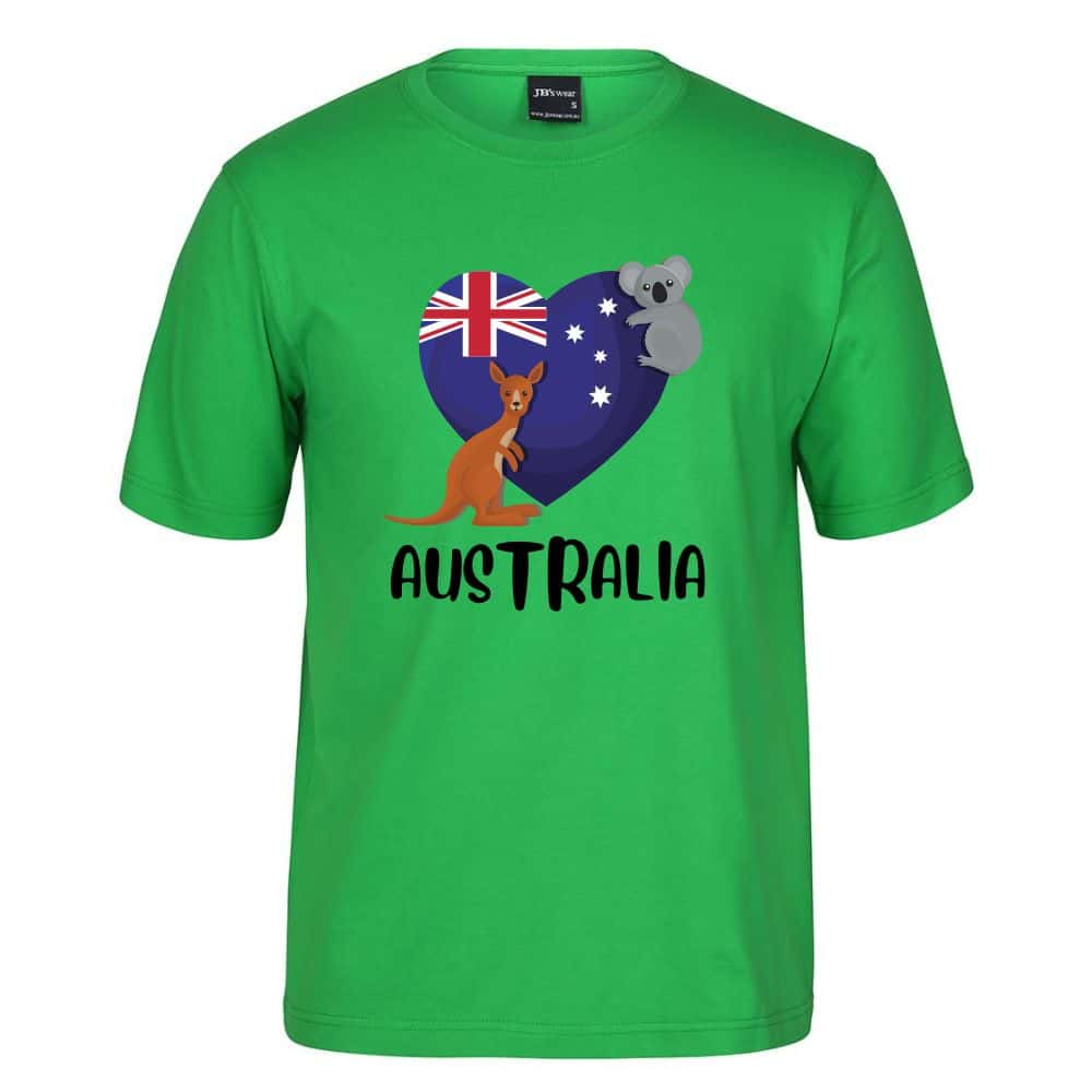 Australia-Heart-Flag-with-Koala-Kangarro_Green