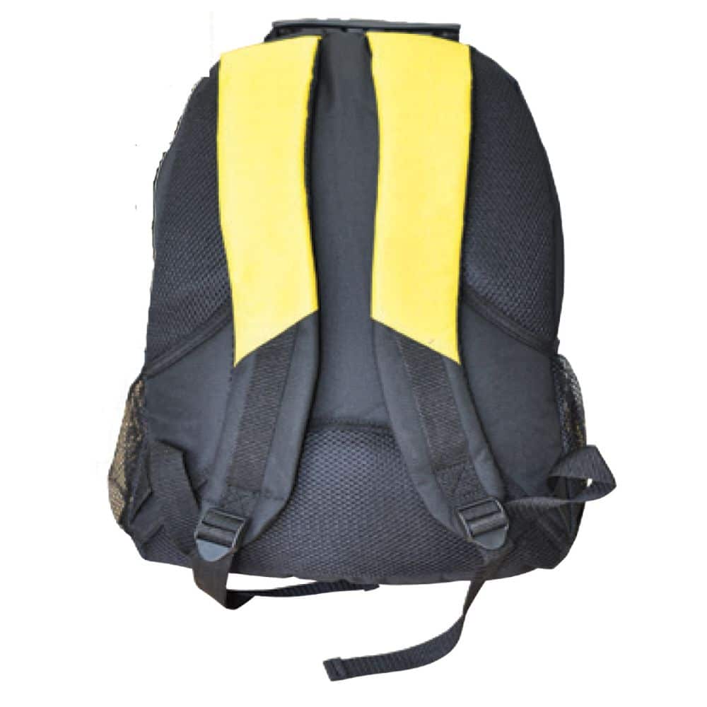B5001_Climber Backpack-Black Gold-back