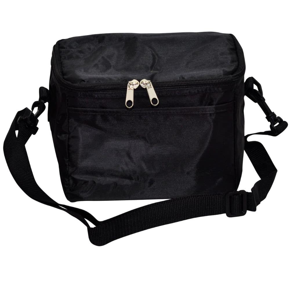 B6001_COOLER BAG - 6 Can Cooler Bag-Black