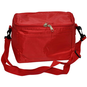 B6001_COOLER BAG - 6 Can Cooler Bag-Red