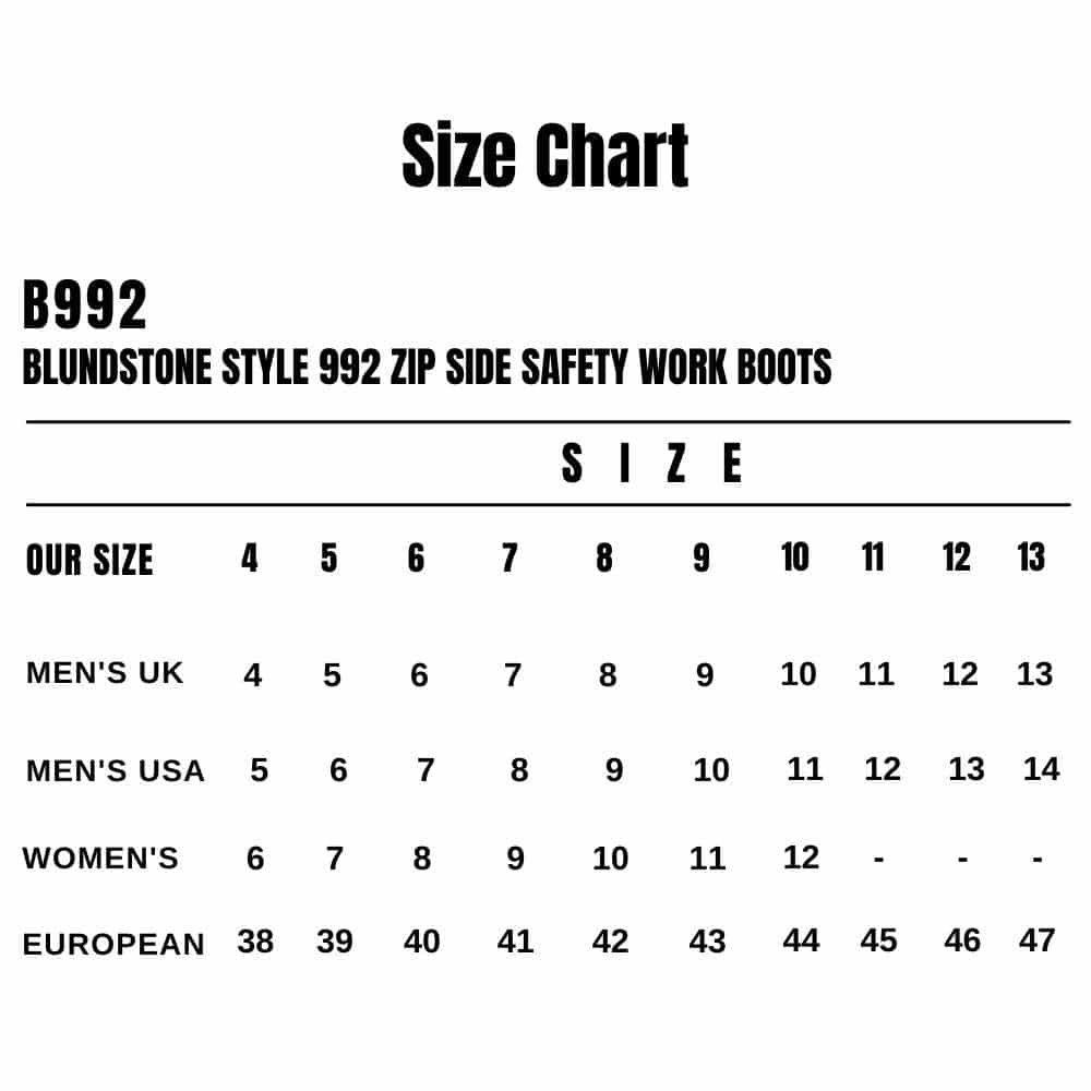 B992_Bad_Blundstone-Style-992-Zip-Side-Safety-Work-Boots_Size-Chart