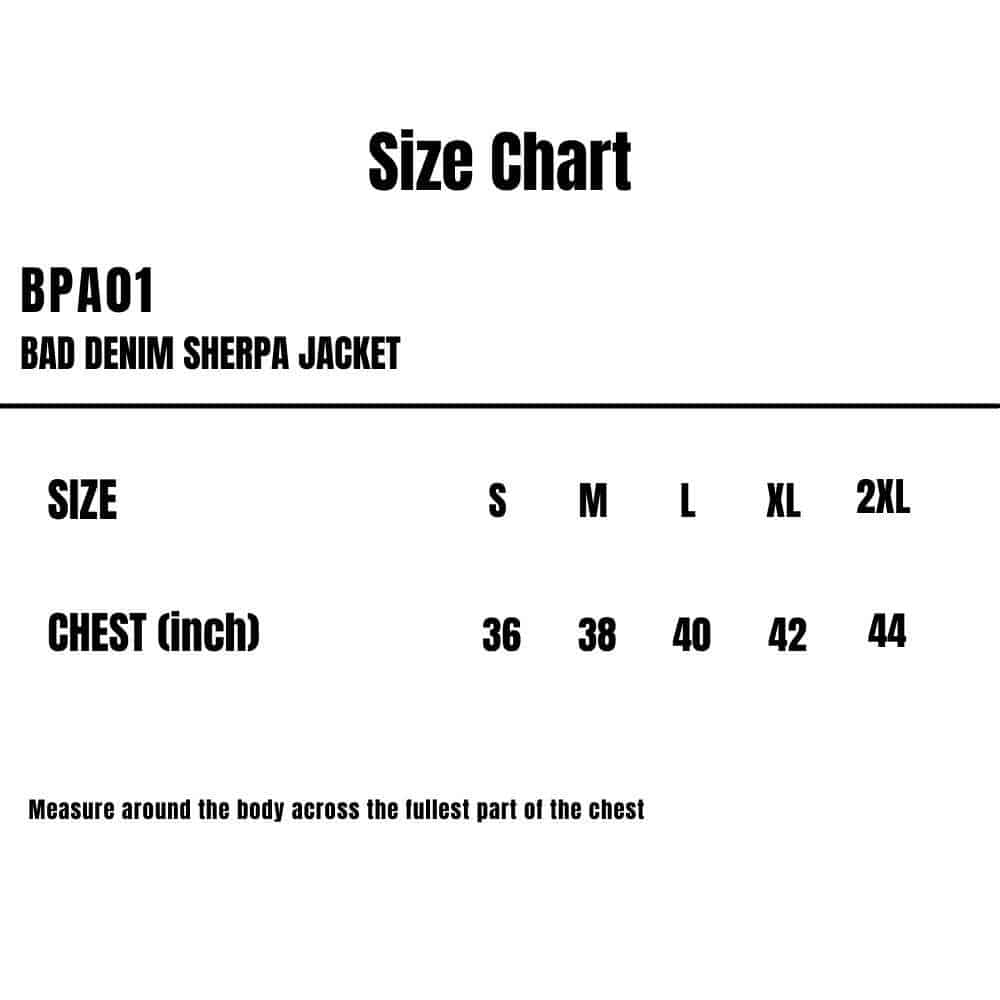 BPA01_Bad_-Denim-Sherpa-Jacket_Size-Chart