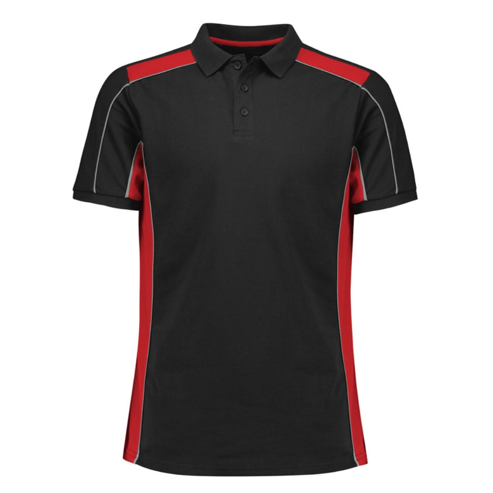 BZ Unisex Grid Short Sleeve Polo P413US