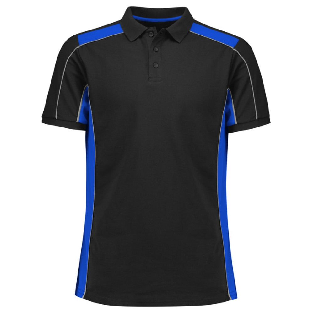BZ Unisex Grid Short Sleeve Polo P413US