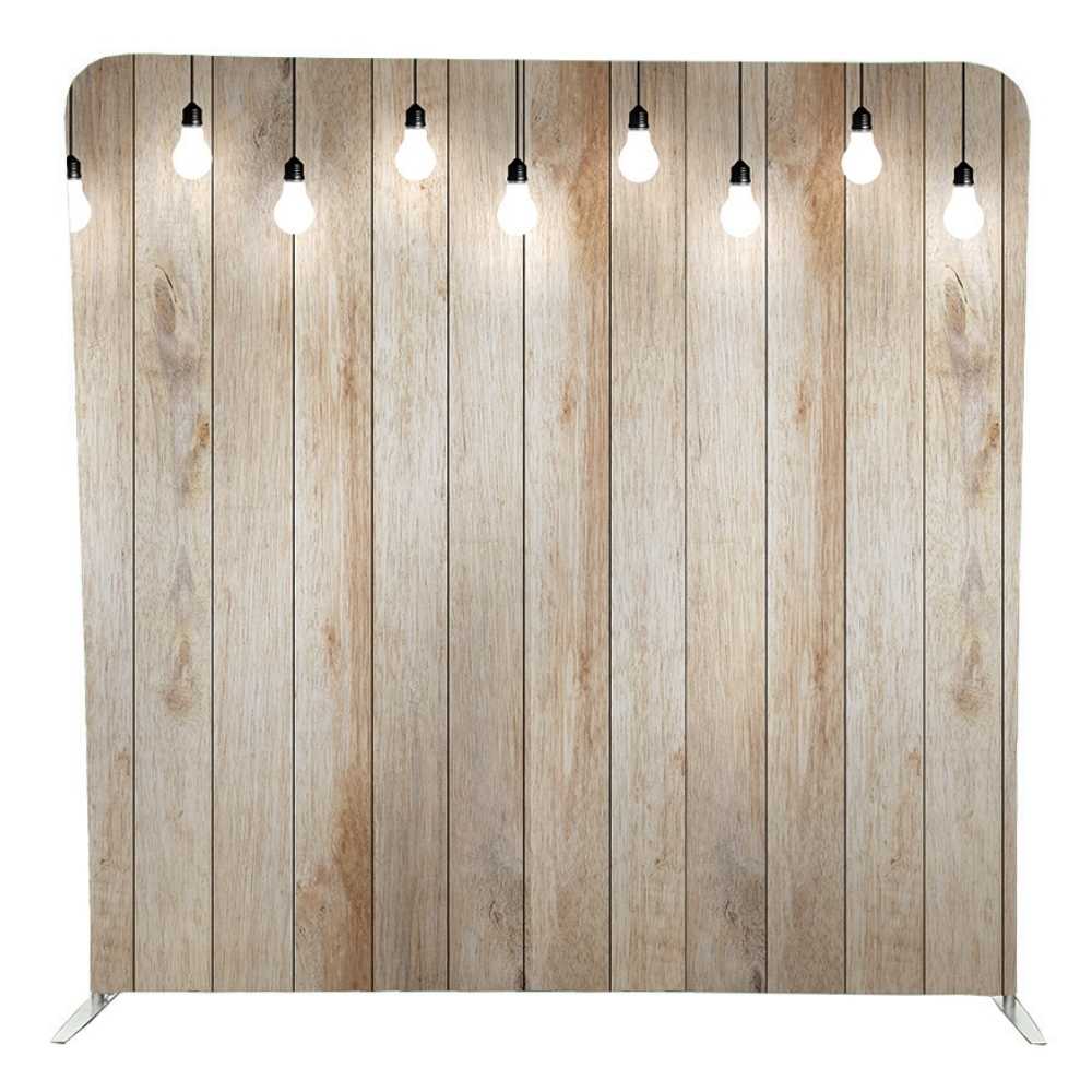 Rustic Wood with Lights – One Prints