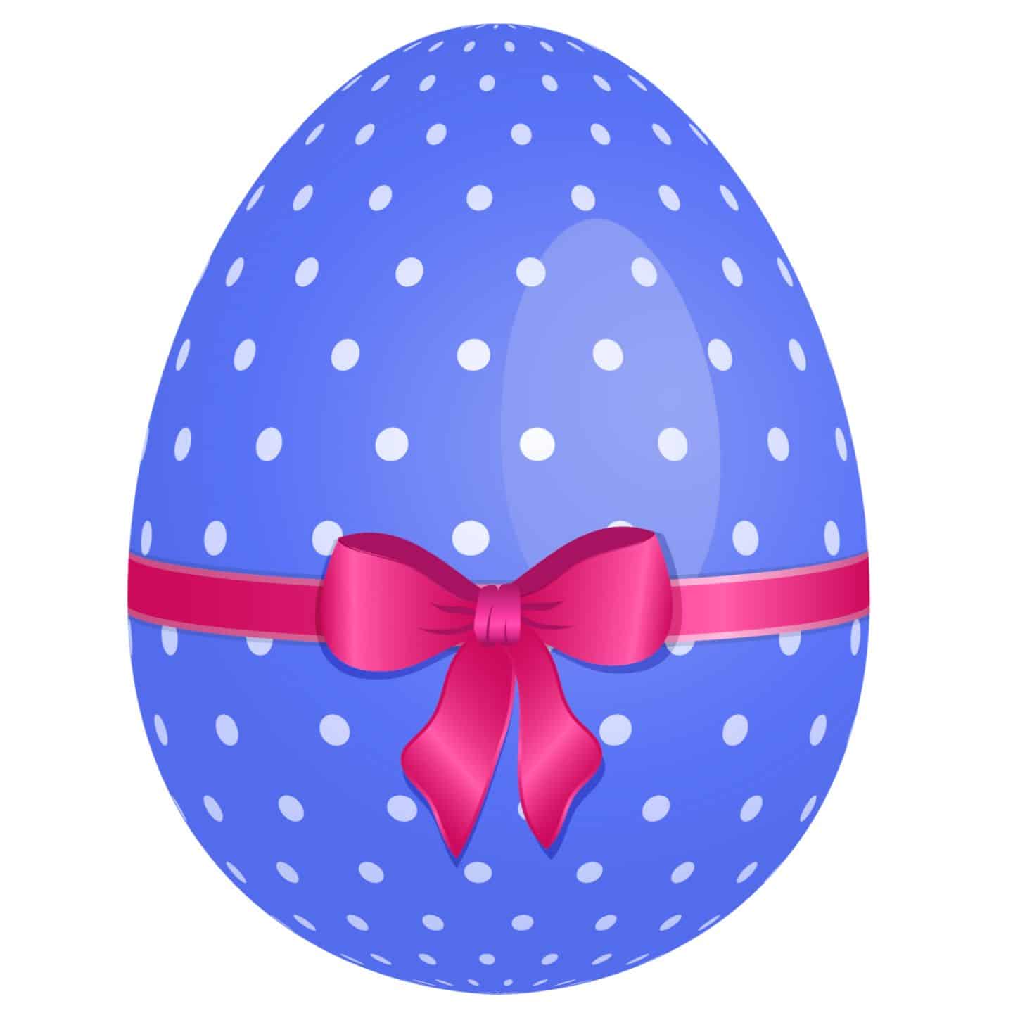 Blue-Polka-Egg