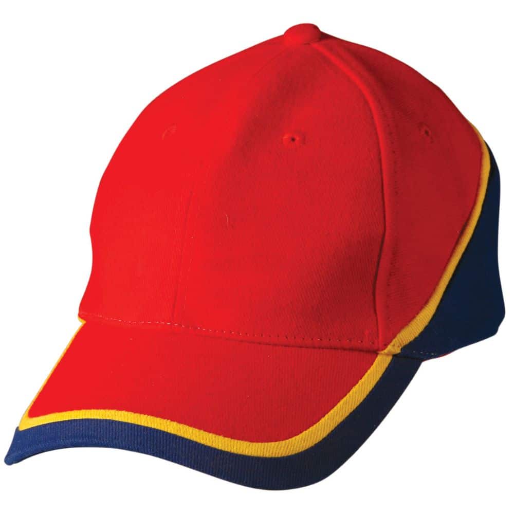 CH38_TRI-CONTRAST-COLOURS-CAP-Red-Gold.Royal_